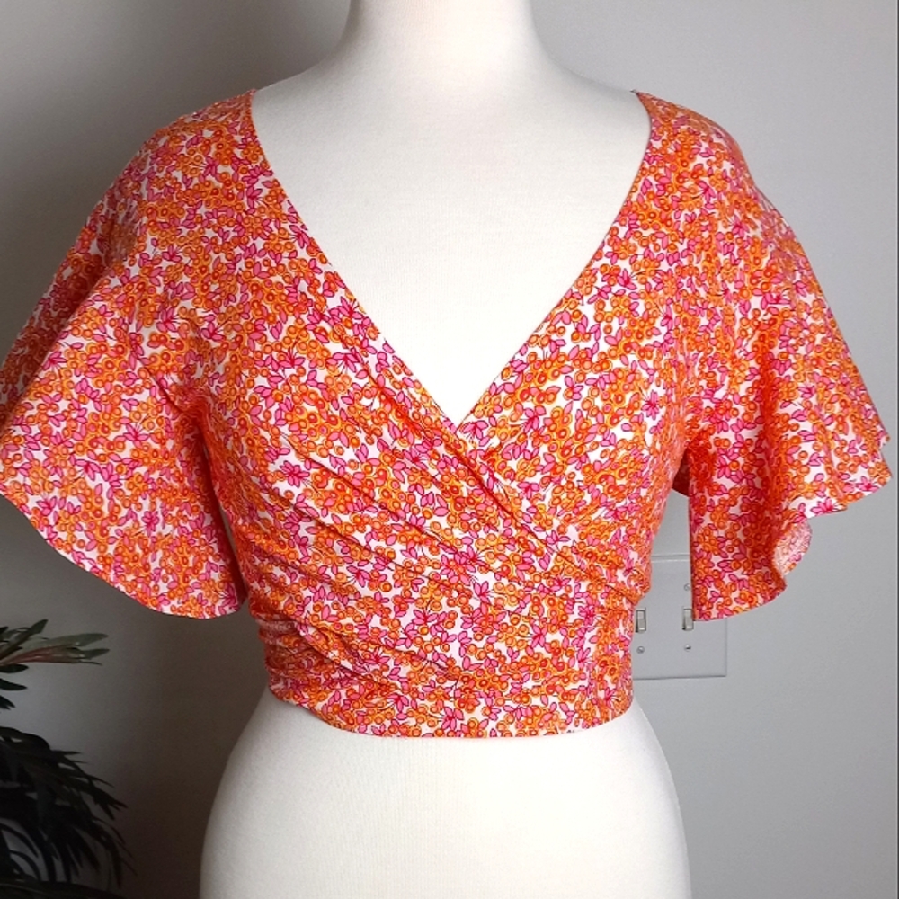 100% Cotton Wrapped Top